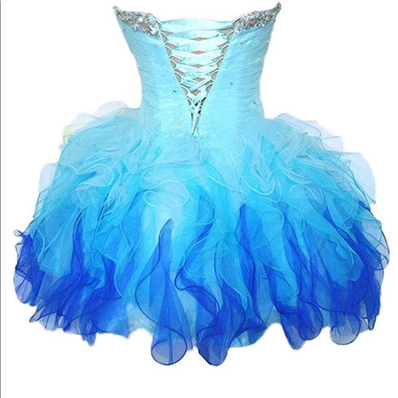 CustomDress Strapless Homecoming Prom Dress - Picture 2 of 4